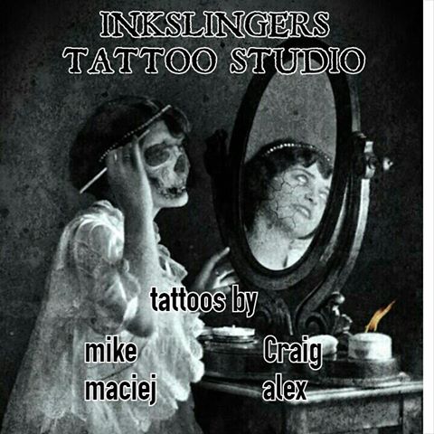Inkslingers tattoo studio,body piercing and laser removel